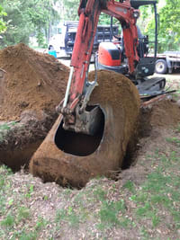 Oil tank removal